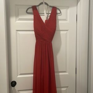Beautiful rust colored dress. Worn once.